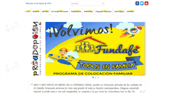 Desktop Screenshot of proadopcion.org